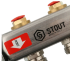 Коллекторный блок STOUT 1"х2х3/4" SMS-0922-00002 без расходомеров Коллекторный блок STOUT 1"х2х3/4" SMS-0922-00002 без расходомеров