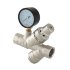Клапан подпиточный с фильтром и манометром Valtec 1/2 VT.515.N.04 Клапан подпиточный с фильтром и манометром Valtec 1/2 VT.515.N.04