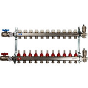Коллекторный блок STOUT 1"х11х3/4" SMS 0907 000011
