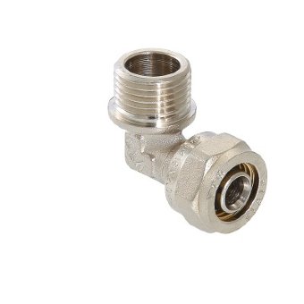 Фитинг обжимной угольник 90° VALTEC VTm.353.N.002606 26x1 с переходом на наружную резьбу