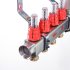 Коллекторный блок Valtec 1", 8 x 3/4" евроконус VTc.586.EMNX.0608 Коллекторный блок Valtec 1", 8 x 3/4" евроконус VTc.586.EMNX.0608