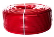 Труба для теплого пола красная STOUT 16х2 PEX-a SPX-0002-001620 из сшитого полиэтилена бухта 200 метров