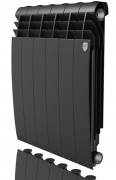 Радиатор алюминиевый Royal Thermo BiLiner 500 Noir Sable 8 секций Радиатор алюминиевый Royal Thermo BiLiner 500 Noir Sable 8 секций