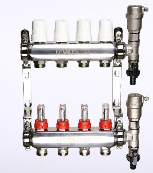 Коллекторный блок Valtec VTc.589.EMNX.0604 1", 4 x 3/4