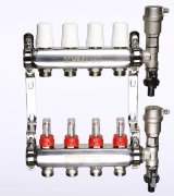 Коллекторный блок Valtec VTc.589.EMNX.0604 1", 4 x 3/4 Коллекторный блок Valtec VTc.589.EMNX.0604 1", 4 x 3/4