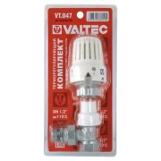 Клапан с термостатической головкой для радиатора угловой Valtec 1/2 VT.047.N.04 Клапан с термостатической головкой для радиатора угловой Valtec 1/2 VT.047.N.04