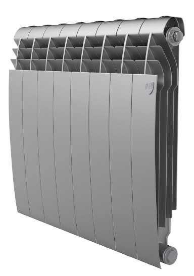 Радиатор алюминиевый Royal Thermo BiLiner 500 Silver Satin 6 секций