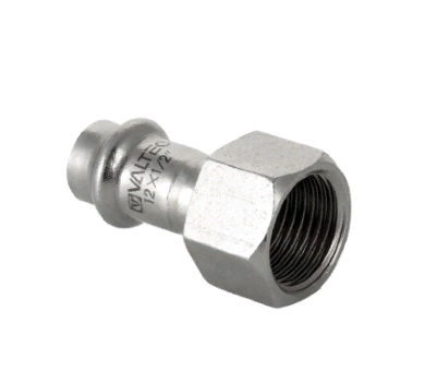 Пресс-фитинг из нержавеющей стали с внутренней резьбой Valtec 22х1/2" VTi.902.I.002204 Пресс-фитинг из нержавеющей стали с внутренней резьбой Valtec 22х1/2" VTi.902.I.002204