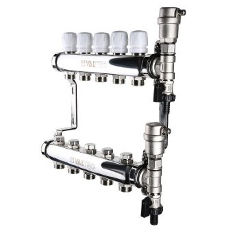 Коллекторный блок Valtec  VTc.588.EMNX.0606 1", 6 x 3/4" евроконус
