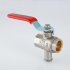 Кран шаровый для подключения датчика температуры Valtec 1/2" VT.247.N.04