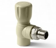 Кран шаровой для радиатора угловой Pro Aqua 25*3/4