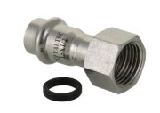 Пресс-фитинг нержавеющий Valtec 28х3/4 c накидной гайкой Пресс-фитинг нержавеющий Valtec 28х3/4 c накидной гайкой