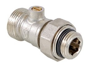 Кран для нижнего подключения радиатора Valtec 1/2х3/4 Кран для нижнего подключения радиатора Valtec 1/2х3/4