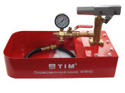 Испытательный насос 0/50 бар TIM для опрессовки труб Испытательный насос 0/50 бар TIM для опрессовки труб