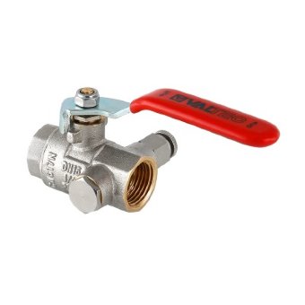 Кран шаровый с дренажным вентилем Valtec 1/ 2 VT.245
