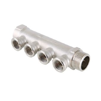 Коллектор Valtec 1"х 4 выхода х 1/2" VTc.550 N