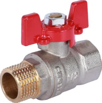 Кран шаровой ROMMER 1/2" RBV-0004-0210215 FM