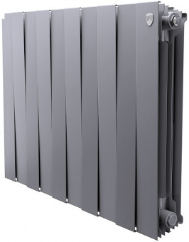 Радиатор биметаллический Royal Thermo Piano Forte 500 Silver Satin 10 секций