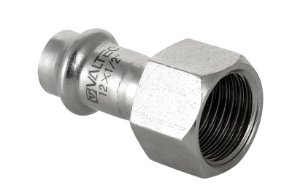 Пресс-фитинг из нержавеющей стали с внутренней резьбой Valtec 28х3/4