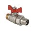 Кран шаровый с накидной гайкой Valtec 3/4 VT.226 ММ Кран шаровый с накидной гайкой Valtec 3/4 VT.226 ММ