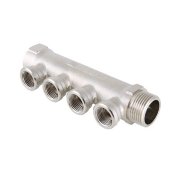 Коллектор Valtec 3/4"х 4 выхода х 1/2" VTc.550 N