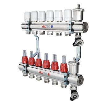 Коллекторный блок Valtec VTc.596.EMNX.0609 1", 9 x 3/4" евроконус