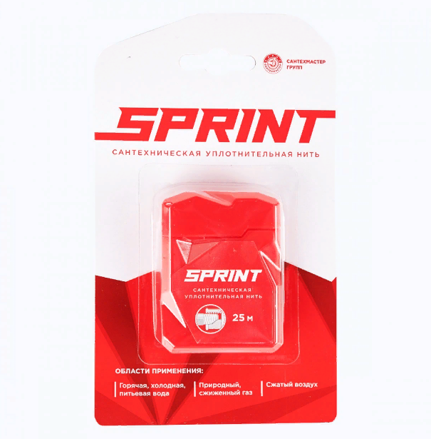 Нить уплотнительная Sprint 25 м бокс Нить уплотнительная Sprint 25 м бокс