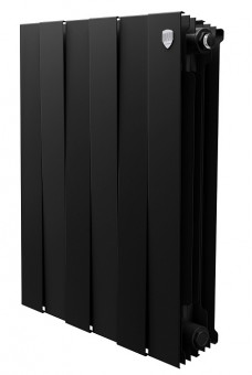 Радиатор биметаллический Royal Thermo Piano Forte 500 Noir Sable 6 секций Радиатор биметаллический Royal Thermo Piano Forte 500 Noir Sable 6 секций