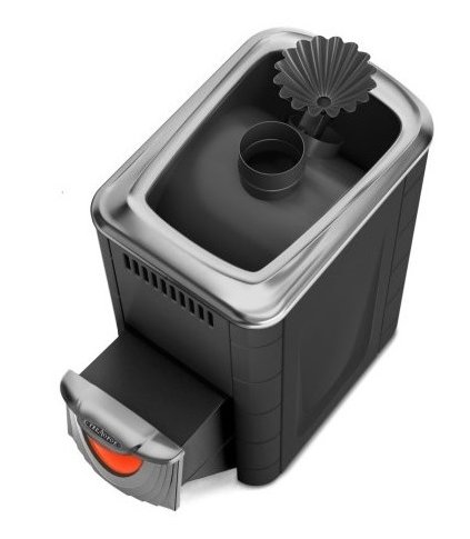 Дровяная печь для бани TMF АНГАРА 2012 Inox ДНС КТК ЗК антрацит