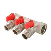Коллектор с отсекающими кранами Valtec 1*2*1/2 VT.580 Коллектор с отсекающими кранами Valtec 1*2*1/2 VT.580