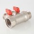 Коллектор с отсекающими кранами Valtec 1"х2 выхода Евроконус 3/4 VTc.580.NE.0602