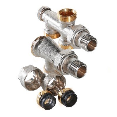 Узел нижнего подключения радиатора Valtec 1/2х100% VT.225 К N E04100