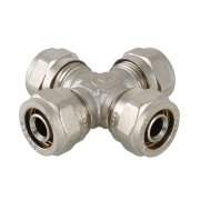 Фитинг обжимной крестовина VALTEC VTm.341.N.161616 16x16x16x16