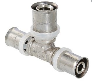 Фитинг пресс тройник VALTEC 26х16х20 VTm.231.N.261620