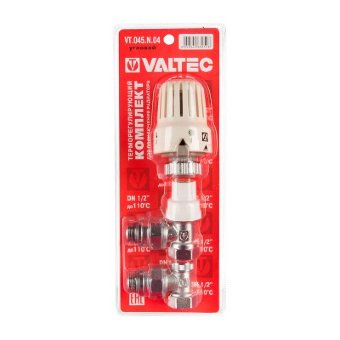 Комплект терморегулирующий для радиатора угловой Valtec 1/2 VT 045 N 4 Комплект терморегулирующий для радиатора угловой Valtec 1/2 VT 045 N 4