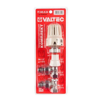 Комплект терморегулирующий для радиатора угловой Valtec 1/2 VT 045 N 4