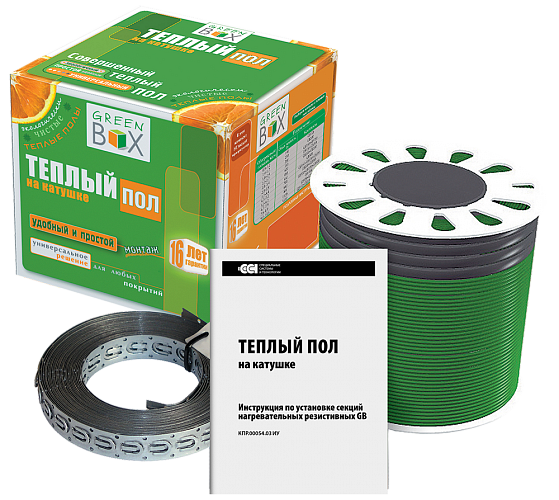 Греющий кабель Green Box Agro GB500 35 м 500 Вт Греющий кабель Green Box Agro GB500 35 м 500 Вт