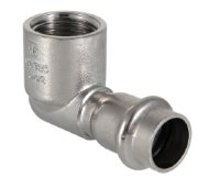 Угольник из нержавеющей стали Valtec 15х1/2