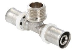 Фитинг пресс тройник VALTEC VTm.233.N.320532 32x3/4"x32