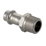 Соединитель из нержавеющей стали с наружной резьбой Valtec 28х3/4" Соединитель из нержавеющей стали с наружной резьбой Valtec 28х3/4"