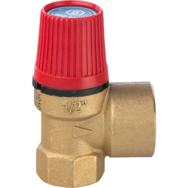 Аварийный клапан для отопления STOUT 15х1/2" 1,5 бар SVS-0001-001515 Аварийный клапан для отопления STOUT 15х1/2" 1,5 бар SVS-0001-001515