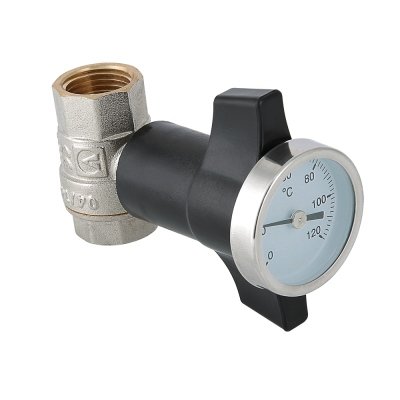 Кран шаровой c термометром Valtec 1/2" VT.808.N.04