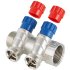 Коллектор с регулировочными вентилями  Valtec 1*3*3/4 VT.560.NE