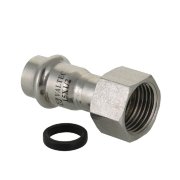 Соединитель из нержавеющей стали с накидной гайкой Valtec 12х1/2" Соединитель из нержавеющей стали с накидной гайкой Valtec 12х1/2"