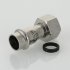 Соединитель из нержавеющей стали с накидной гайкой Valtec 15х1/2"