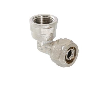 Фитинг обжимной угольник 90° VALTEC VTm.352.N.002606 26x1 с переходом на внутреннюю резьбу Фитинг обжимной угольник 90° VALTEC VTm.352.N.002606 26x1 с переходом на внутреннюю резьбу
